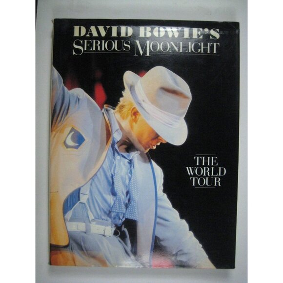 David Bowie Serious Moonlight The World Tour Book Hardcover 1984 First Edition